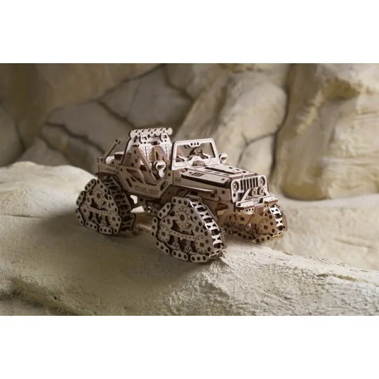 UGEARS Wooden Puzzle 3D Tracked All-Terrain Vehicle UGEARS UG-70204 - 10 UG-70204-UGEARS Wooden Puzzle 3D Tracked All-Terrain Vehicle - UG-70204
