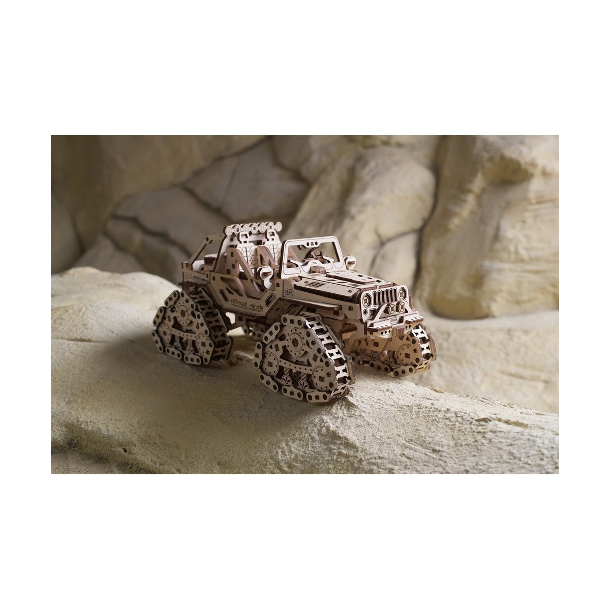 Véhicule tout terrain à chenilles Puzzle 3D bois UGEARS UGEARS UG-70204 - 10