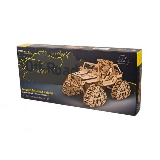 UGEARS Wooden Puzzle 3D Tracked All-Terrain Vehicle UGEARS UG-70204 - 12 UG-70204-UGEARS Wooden Puzzle 3D Tracked All-Terrain Vehicle - UG-70204