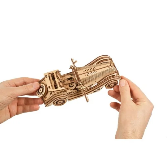 Voiture de sport Rapid Mouse Puzzle 3D bois UGEARS UGEARS UG-70202 - 5 UG-70202-Voiture de sport Rapid Mouse Puzzle 3D bois UGEARS - UG-70202