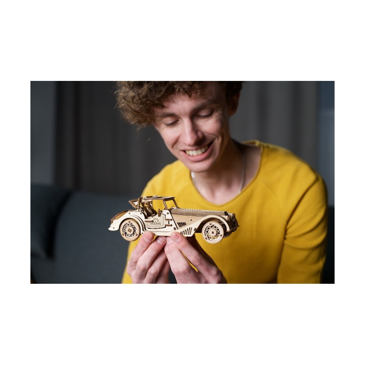 Voiture de sport Rapid Mouse Puzzle 3D bois UGEARS UGEARS UG-70202 - 10