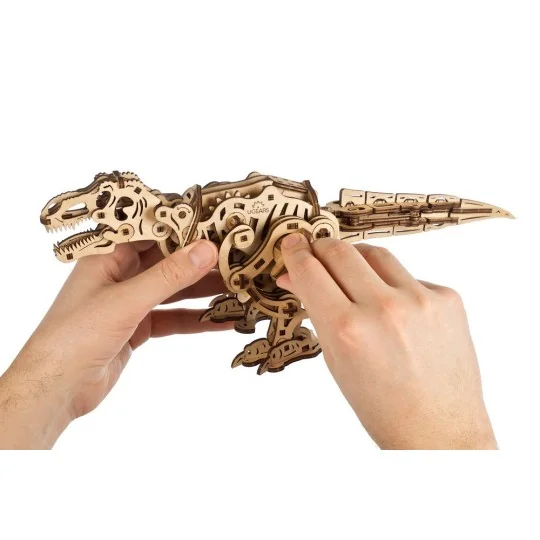 Tyrannosaurus Rex Puzzle 3D wood UGEARS UGEARS UG-70203 - 5 UG-70203-Tyrannosaurus Rex Puzzle 3D wood UGEARS - UG-70203