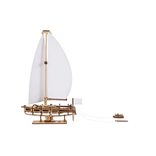Sailboat Ocean Beauty Yacht Puzzle 3D Wood UGEARS UGEARS UG-70193 - 2 UG-70193-Sailboat Ocean Beauty Yacht Puzzle 3D Wood UGEARS - UG-70193
