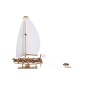 Sailboat Ocean Beauty Yacht Puzzle 3D Wood UGEARS UGEARS UG-70193 - 2 UG-70193-Sailboat Ocean Beauty Yacht Puzzle 3D Wood UGEARS - UG-70193