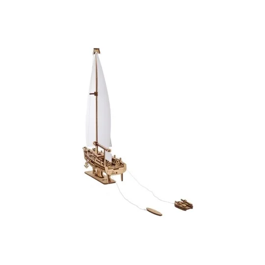Sailboat Ocean Beauty Yacht Puzzle 3D Wood UGEARS UGEARS UG-70193 - 3 UG-70193-Sailboat Ocean Beauty Yacht Puzzle 3D Wood UGEARS - UG-70193