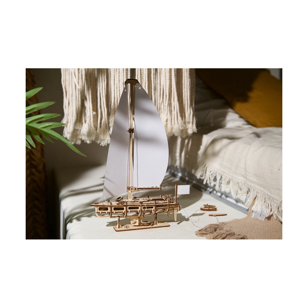 Sailboat Ocean Beauty Yacht Puzzle 3D Wood UGEARS UGEARS UG-70193 - 8