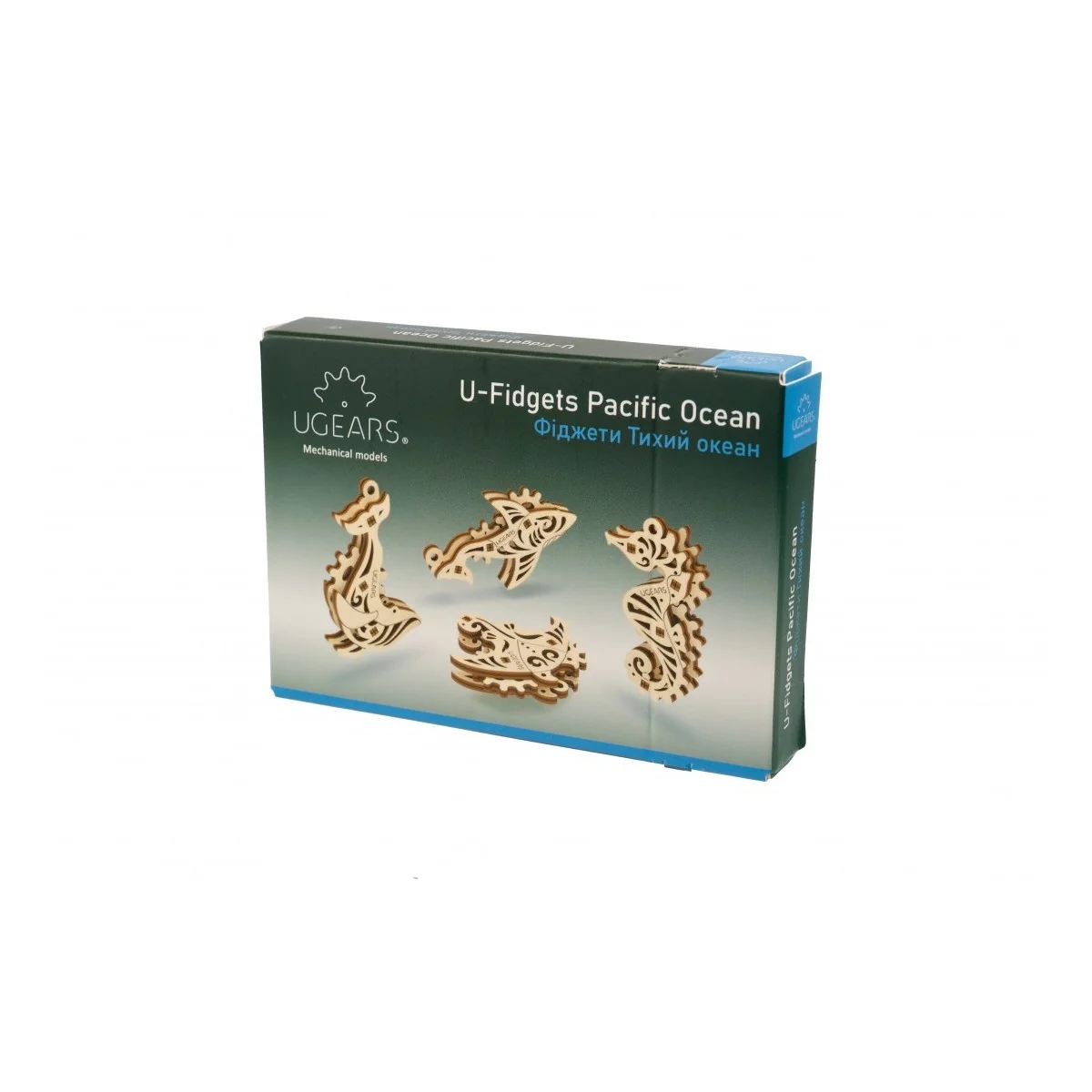 U-Fidgets Pacific Ocean Puzzle 3D Wood UGEARS UGEARS UG-70200 - 11