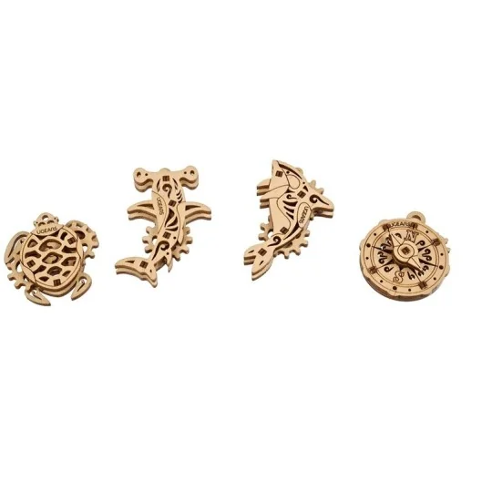 UG-70201-U-Fidgets Océan Atlantique Puzzle 3D bois UGEARS - UG-70201