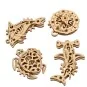 U-Fidgets Atlantic Ocean Puzzle 3D Wood UGEARS UGEARS UG-70201 - 2 UG-70201-U-Fidgets Atlantic Ocean Puzzle 3D Wood UGEARS - UG-70201