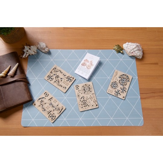 UG-70201-U-Fidgets Atlantic Ocean Puzzle 3D Wood UGEARS