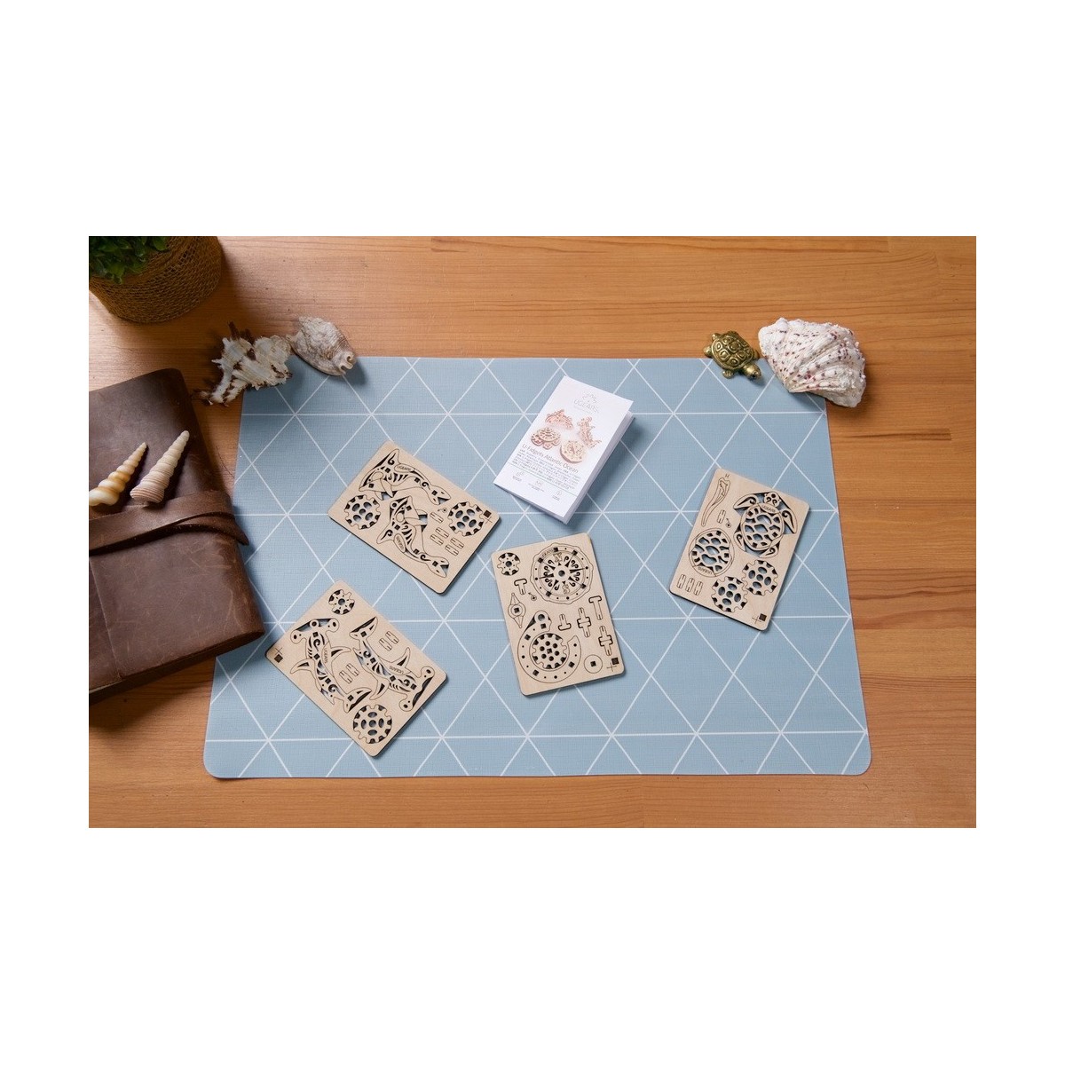 U-Fidgets Atlantic Ocean Puzzle 3D Wood UGEARS UGEARS UG-70201 - 6