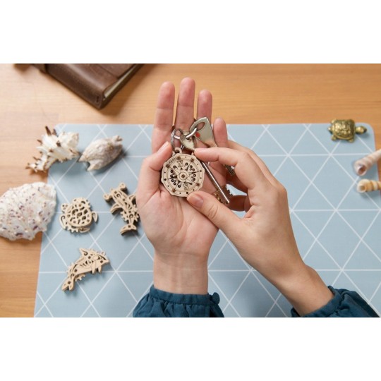 UG-70201-U-Fidgets Atlantic Ocean Puzzle 3D Wood UGEARS