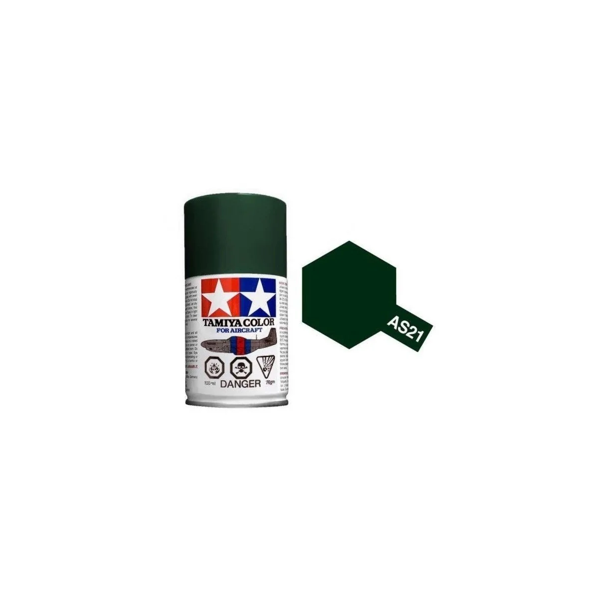 Tamiya AS21 Japanese Marine Dark Green Spray Paint - 86521