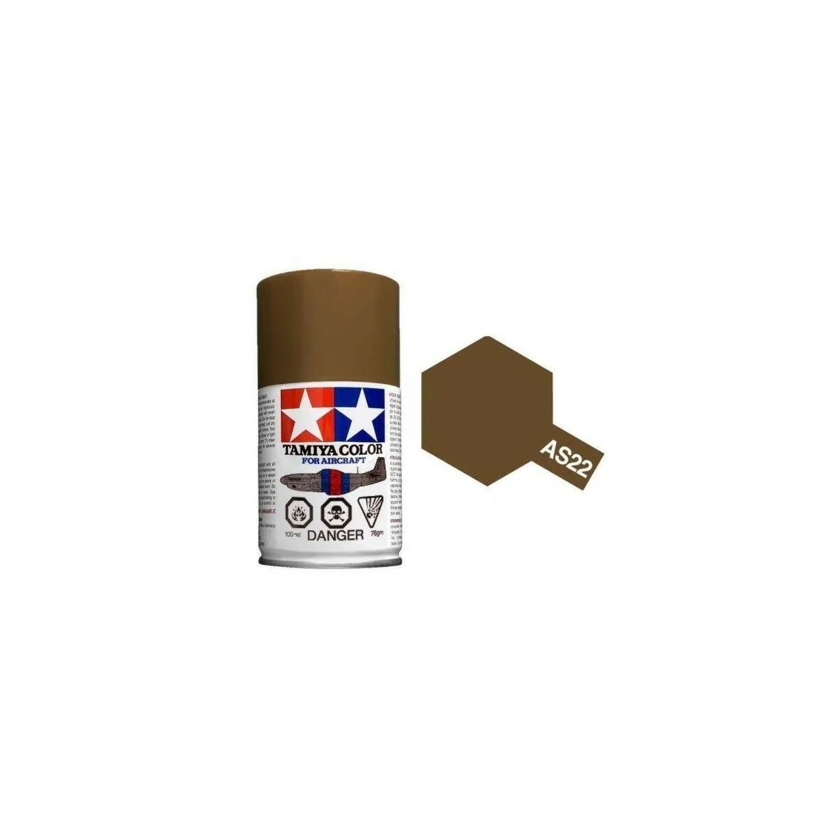 Paint bomb Brown Luftwaffe AS22 Tamiya - 86522 Paint bomb Brown Luftwaffe AS22 Tamiya - 86522
