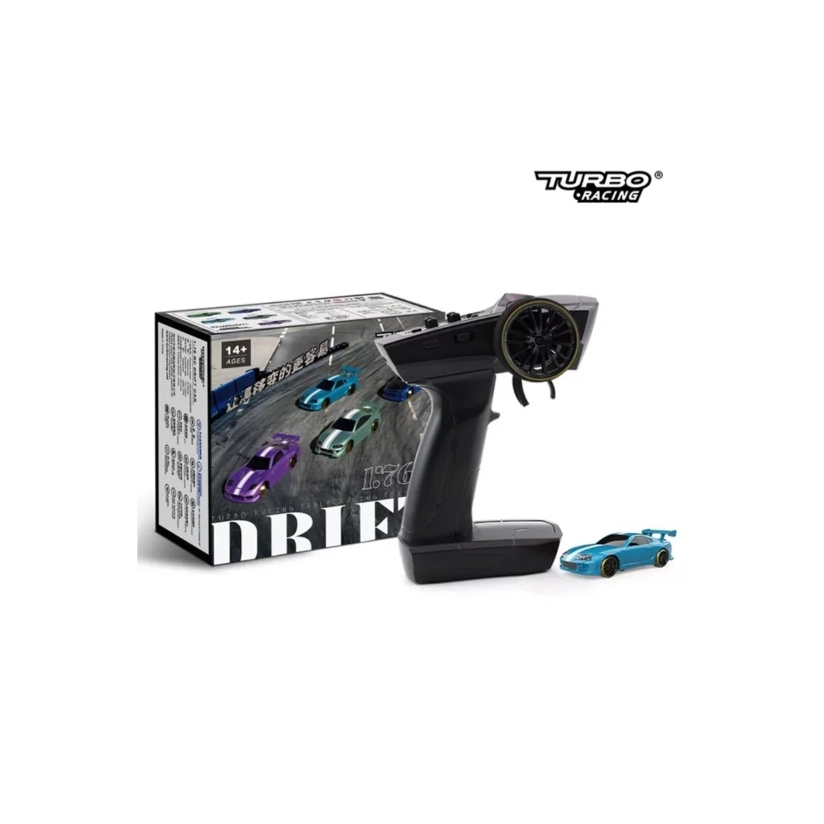 Micro Drift Blue 1/76 RTR Turbo Racing Turbo Racing TB-C63 - 1 Micro Drift Blue 1/76 RTR Turbo Racing Turbo Racing TB-C63 - 1