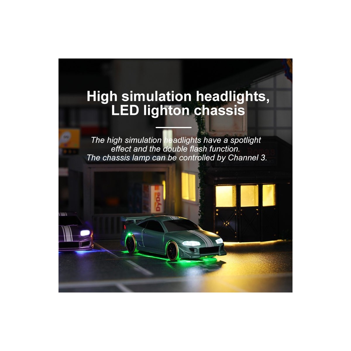 Micro Drift Bleu 1/76 RTR Turbo Racing Turbo Racing TB-C63 - 7