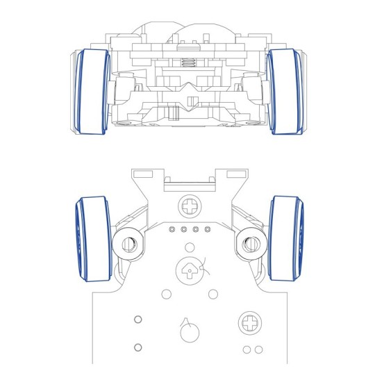 TB-C63-Micro Drift Bleu 1/76 RTR Turbo Racing