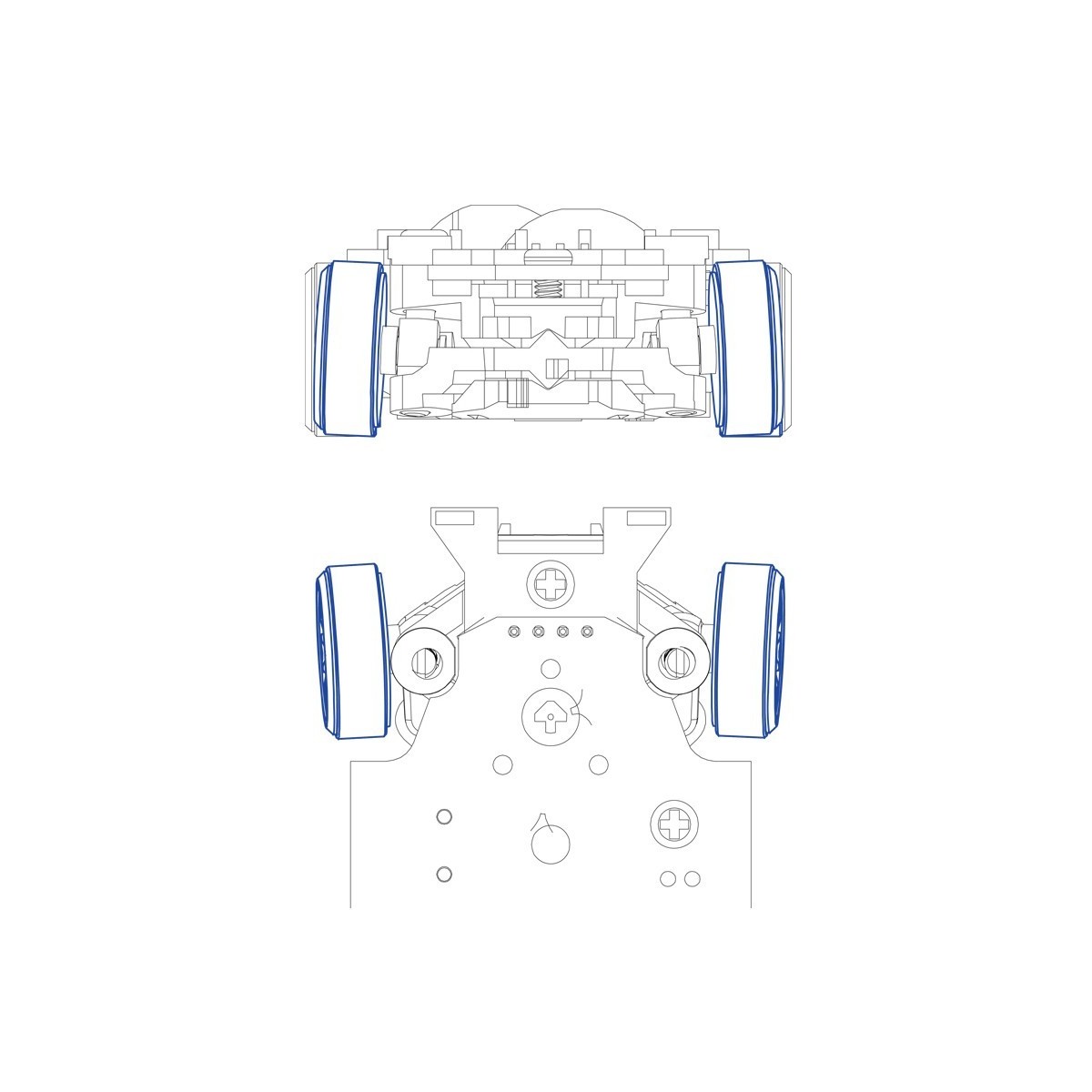 Micro Drift Blue 1/76 RTR Turbo Racing Turbo Racing TB-C63 - 9