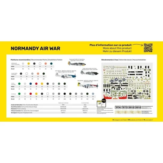 Air Battle of Normandy 1/72 Heller Heller HEL-50329 - 2 HEL-50329-Air Battle of Normandy 1/72 Heller - HEL-50329