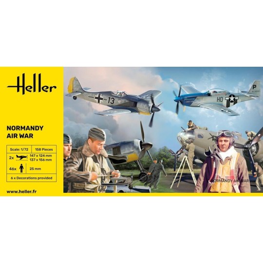 HEL-50329-Bataille aérienne de Normandie 1/72 Heller