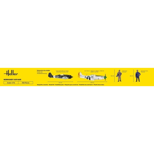 Air Battle of Normandy 1/72 Heller Heller HEL-50329 - 3 HEL-50329-Air Battle of Normandy 1/72 Heller - HEL-50329