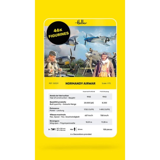 HEL-50329-Air Battle of Normandy 1/72 Heller