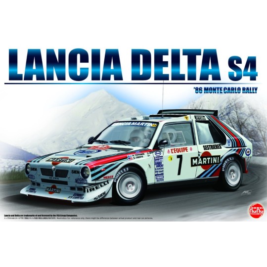 Lancia Delta S4 - Martini '86 Rally Monte Carlo 1/24 Nunu NU24030 - 1 NU24030-Lancia Delta S4 - Martini '86 Rally Monte Carlo 1/24 Nunu - NU24030