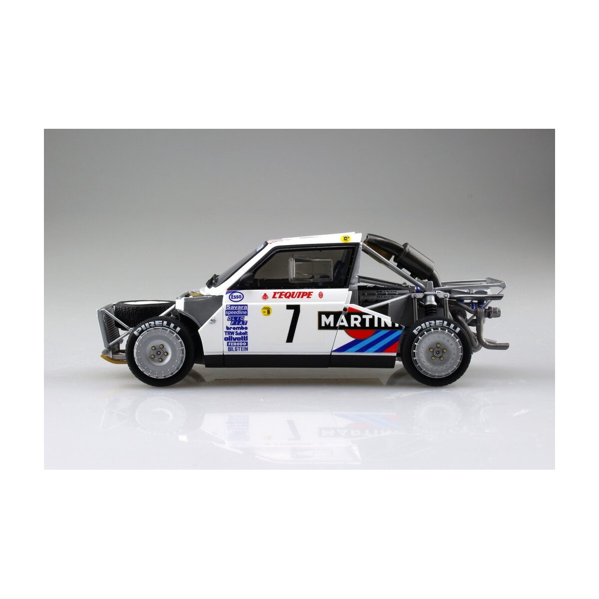 Lancia Delta S4 - Martini '86 Rally Monte Carlo 1/24 Nunu NU24030 - 11 Lancia Delta S4 - Martini '86 Rally Monte Carlo 1/24 Nunu NU24030 - 11