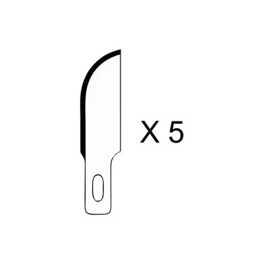 HO350-5 lames HO350 pour cutter scalpel n°1 ø8