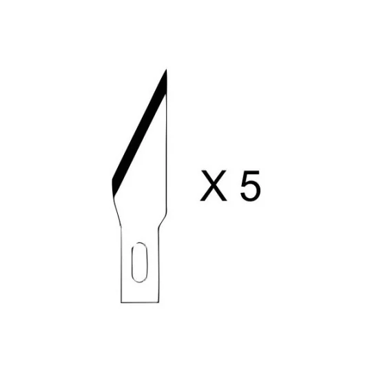 5 lames HO351 pour cutter scalpel n°1 ø8 HOLI Tools HO351 - 1 HO351-5 lames HO351 pour cutter scalpel n°1 ø8