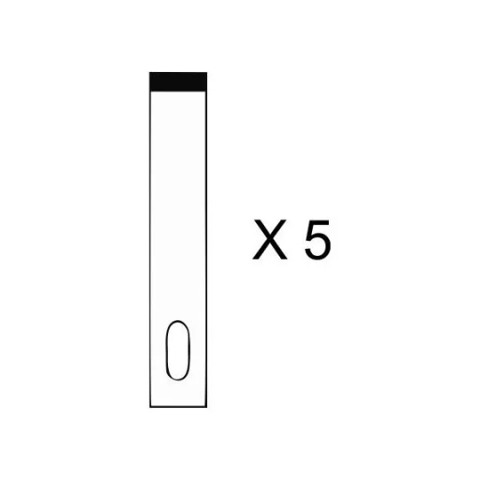 HO353-5 lames HO353 pour cutter scalpel n°1 ø8