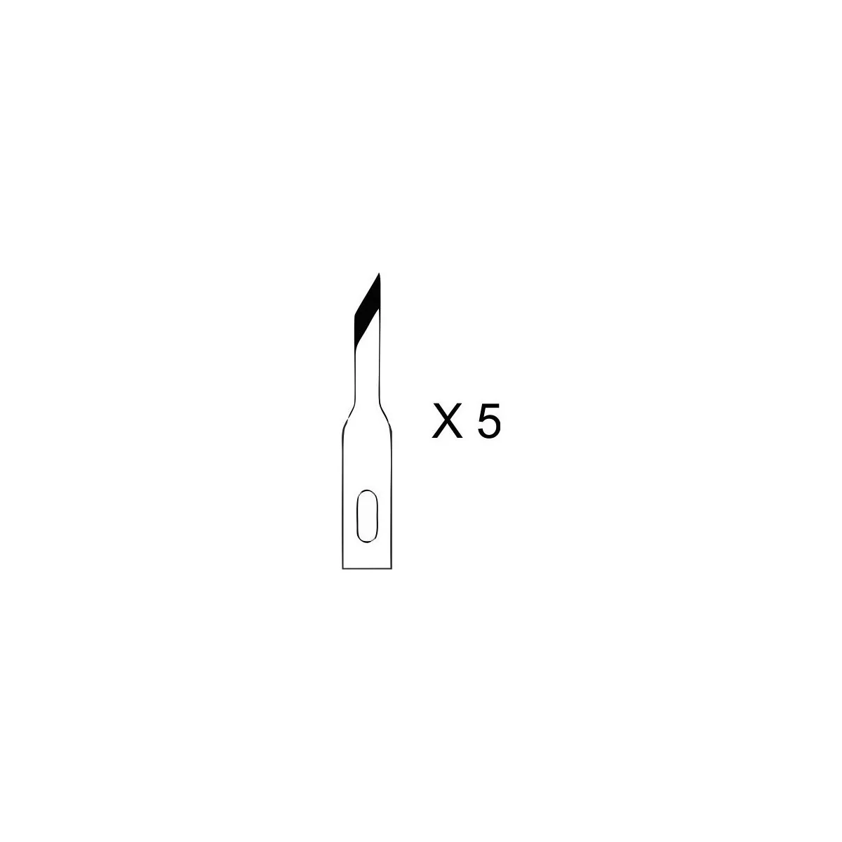 5 lames HO354 pour cutter scalpel n°1 ø8 HOLI Tools HO354 - 1 5 lames HO354 pour cutter scalpel n°1 ø8 HOLI Tools HO354 - 1