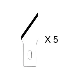5 lames HO365 pour couteau scalpel n°2 ø11 HOLI Tools HO365 - 1