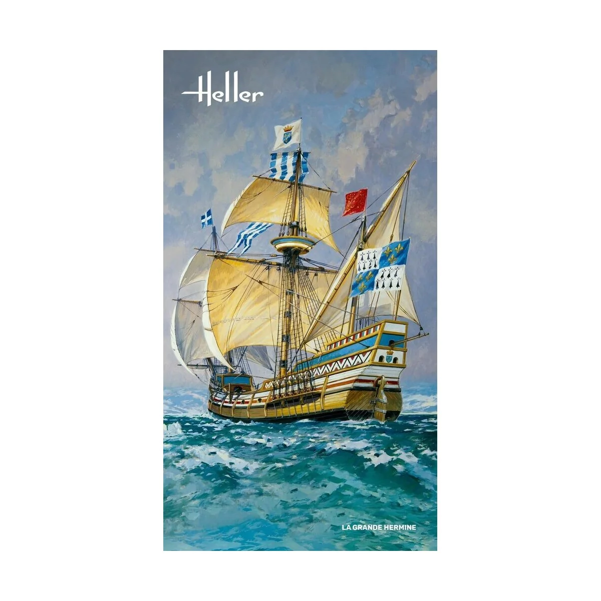 Boat La Grande Hermine 1/150 Heller Heller HEL-80841 - 2 Boat La Grande Hermine 1/150 Heller Heller HEL-80841 - 2
