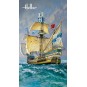 HEL-80841-Bateau La Grande Hermine 1/150 Heller