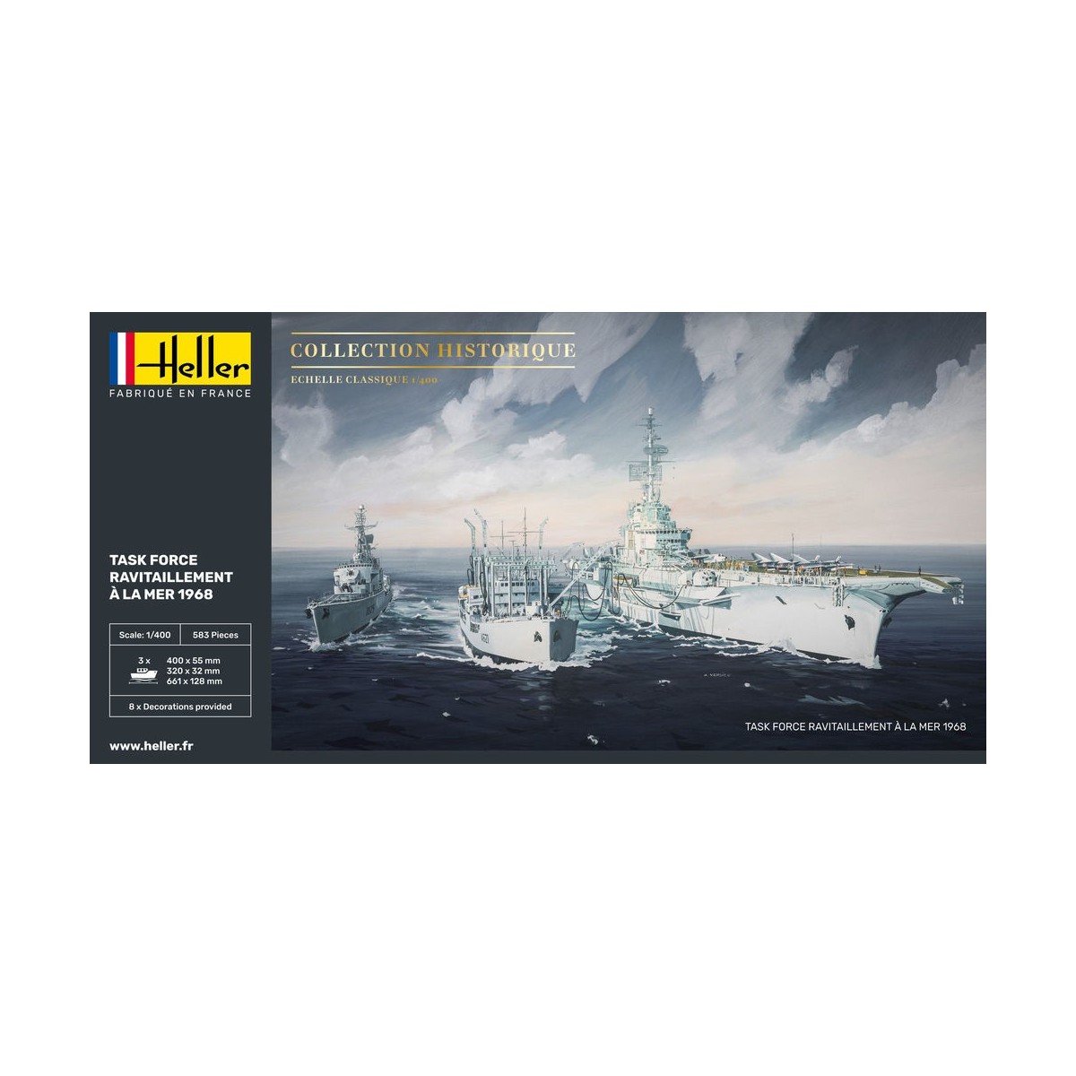 Box boats Task Force Refueling at Sea 1986 1/400 Heller Heller HEL-81092 - 3