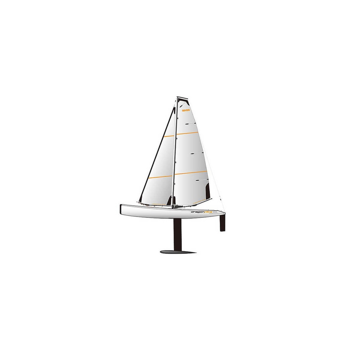 Dragon Flite 95 V2 DF95 PNP Joysway Sailboat Joysway 8811AV2 - 1