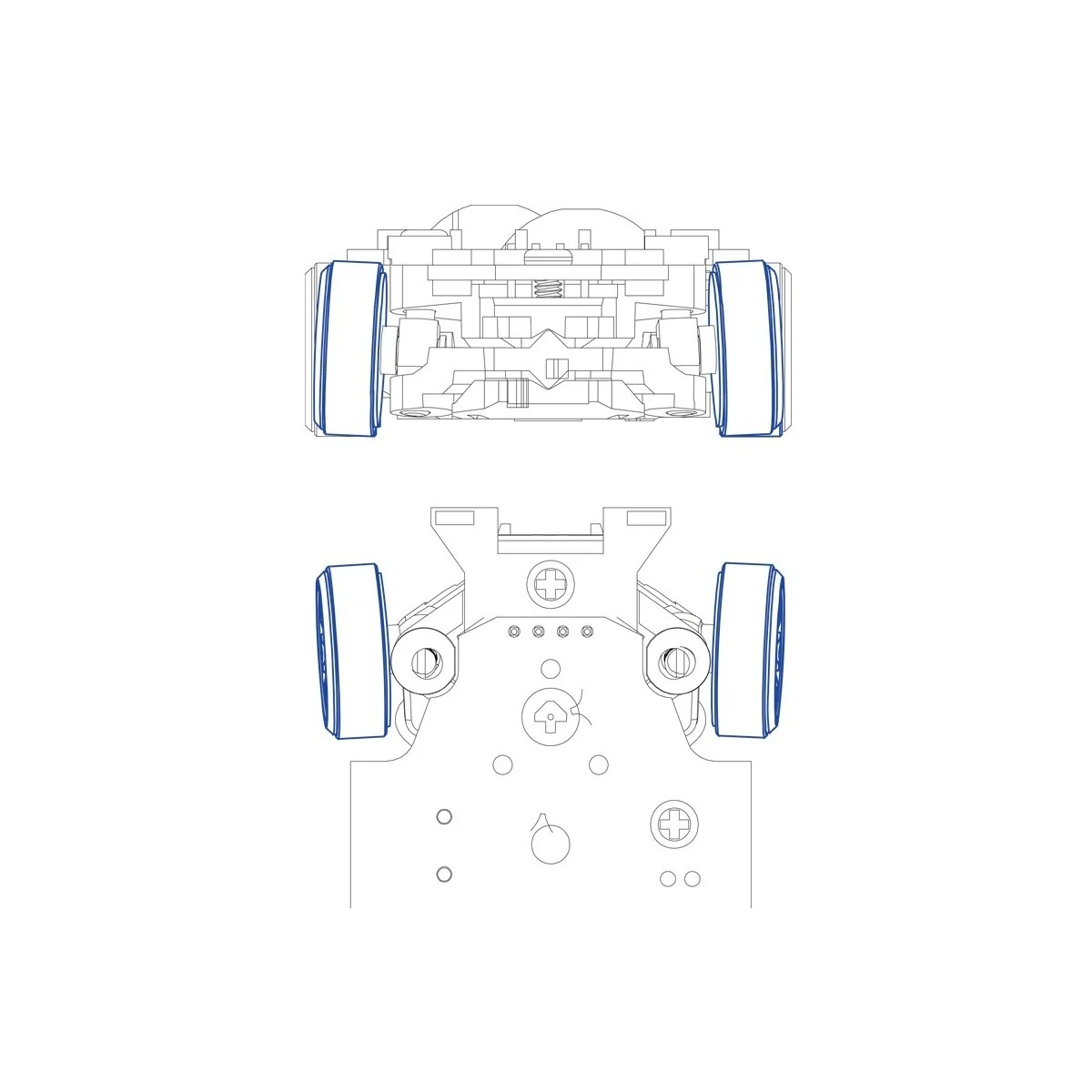Micro Drift Violet 1/76 RTR Turbo Racing Turbo Racing TB-C61 - 11
