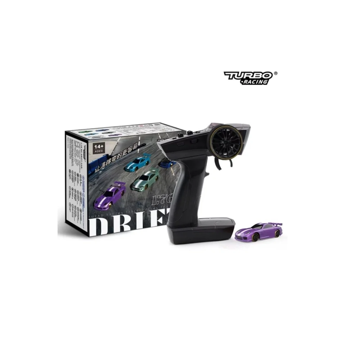 Micro Drift Violet 1/76 RTR Turbo Racing Turbo Racing TB-C61 - 1 Micro Drift Violet 1/76 RTR Turbo Racing Turbo Racing TB-C61 - 1