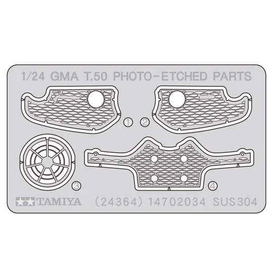 GMA T.50 1/24 Tamiya Tamiya 24364 - 10 24364-GMA T.50 1/24 Tamiya - 24364