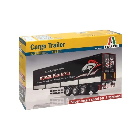 Semi-trailer Dussol / Monjean 1/24 Italeri Italeri I3885 - 2 I3885-Semi-trailer Dussol / Monjean 1/24 Italeri - I3885