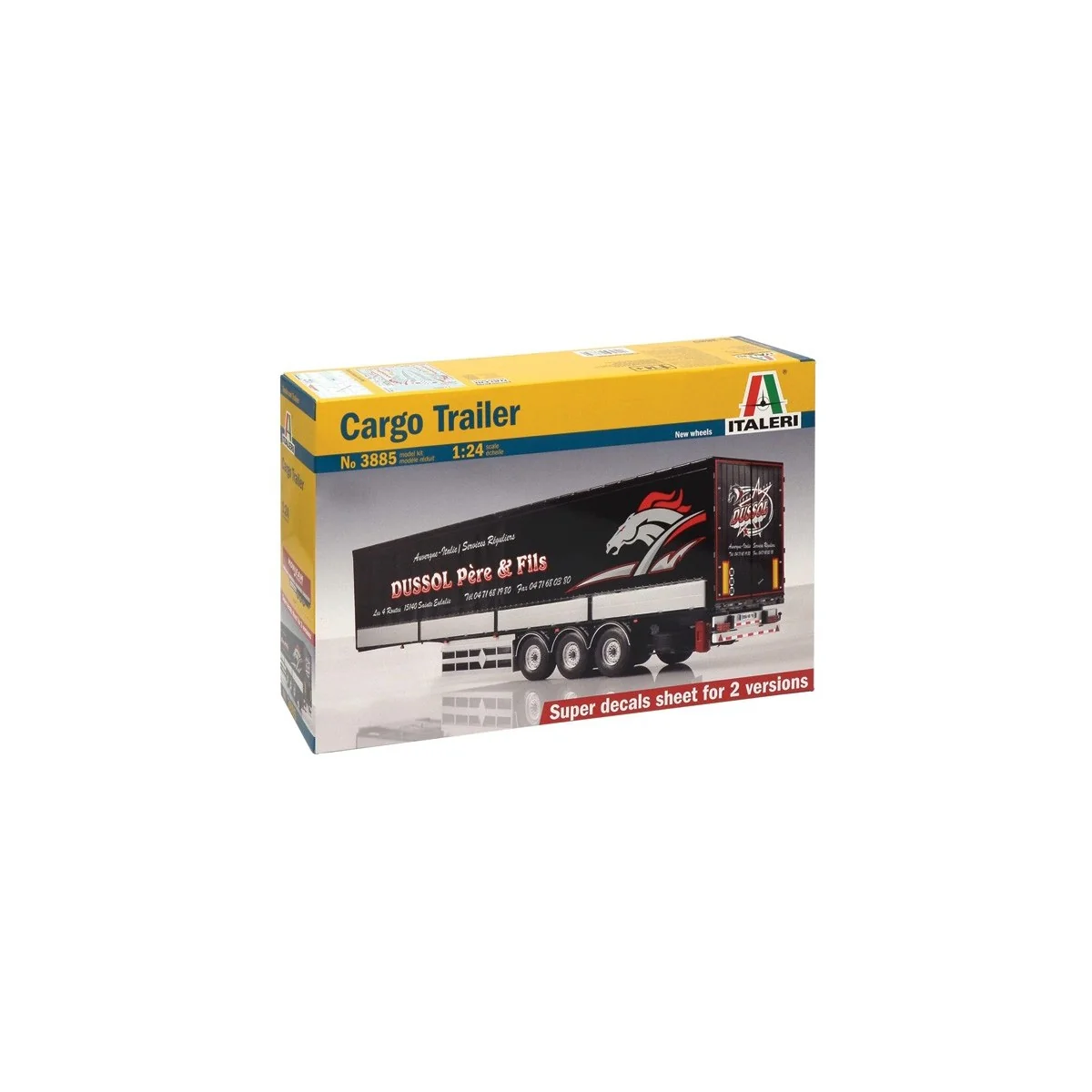 Semi-trailer Dussol / Monjean 1/24 Italeri Italeri I3885 - 2