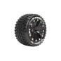 L-T3209SB-Pneus ST-Hummer + Jantes Noir 2.8" 1/10 (x2) Louise RC - L-T3209SB