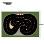 TB-760148-Piste spéciale Drift pour Turbo Racing Micro Rally 1/76 (60x90 cm)