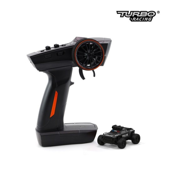 TB-C82-Micro Monster Truck Police 1/76 RTR Turbo Racing
