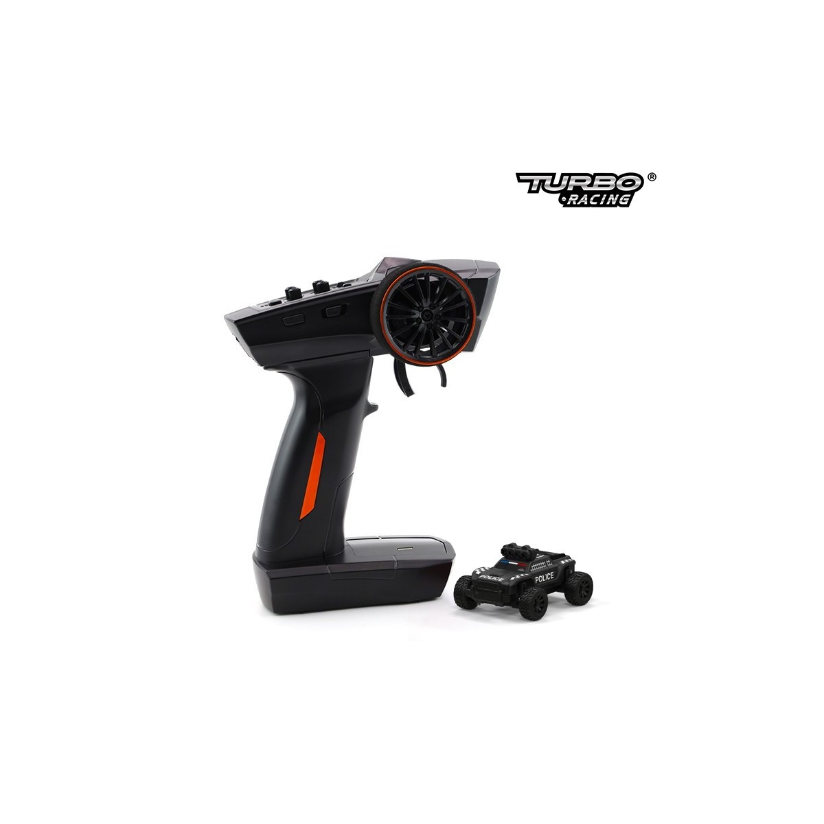 Micro Monster Truck Police 1/76 RTR Turbo Racing Turbo Racing TB-C82 - 1