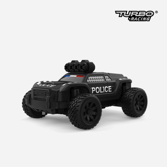 TB-C82-Micro Monster Truck Police 1/76 RTR Turbo Racing