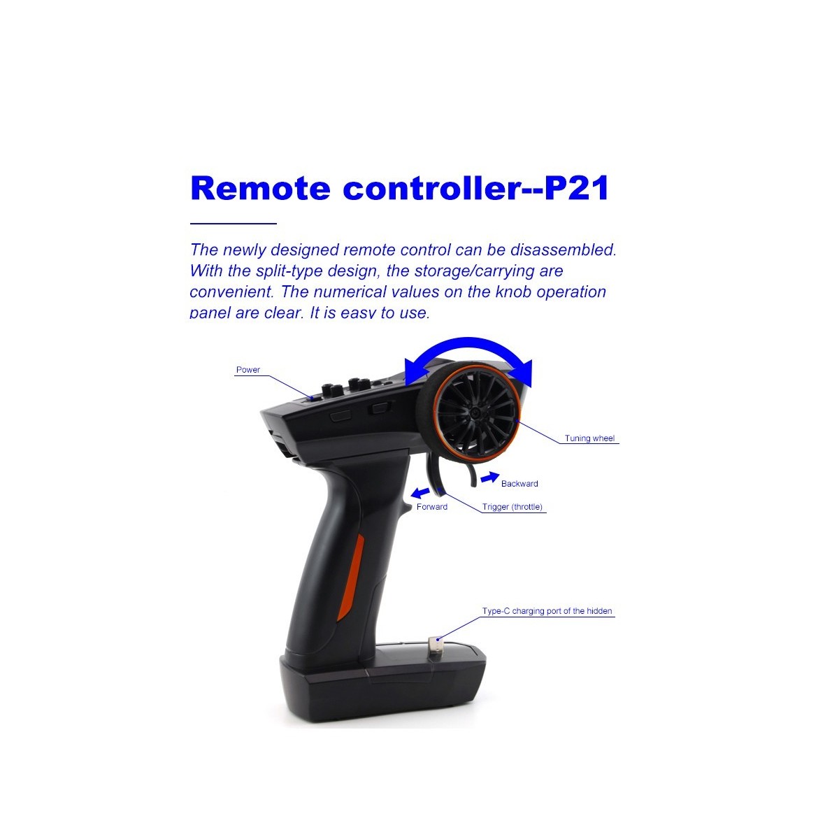 Micro Monster Truck Police 1/76 RTR Turbo Racing Turbo Racing TB-C82 - 4