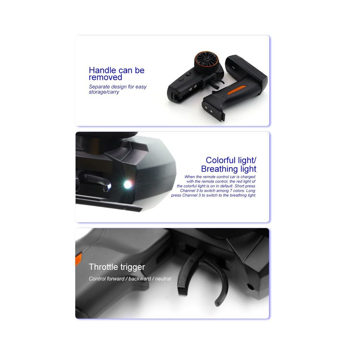 Micro Monster Truck Police 1/76 RTR Turbo Racing Turbo Racing TB-C82 - 5