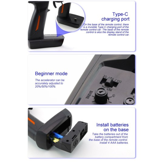 TB-C82-Micro Monster Truck Police 1/76 RTR Turbo Racing